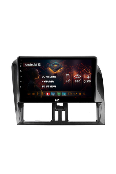 HUB64 Navigatie Volvo XC60 (2008-2013), 4GB RAM, Android 13, Octacore, Slot S...