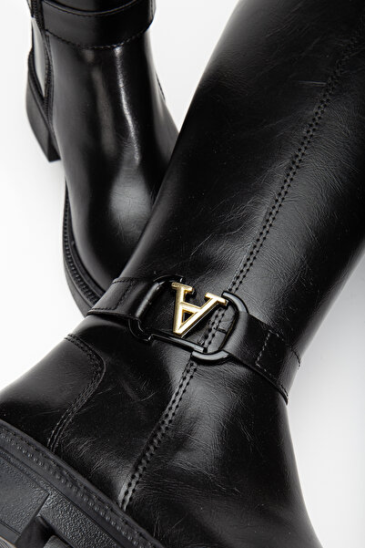 MaskButik Δερμάτινες μπότες Leyal