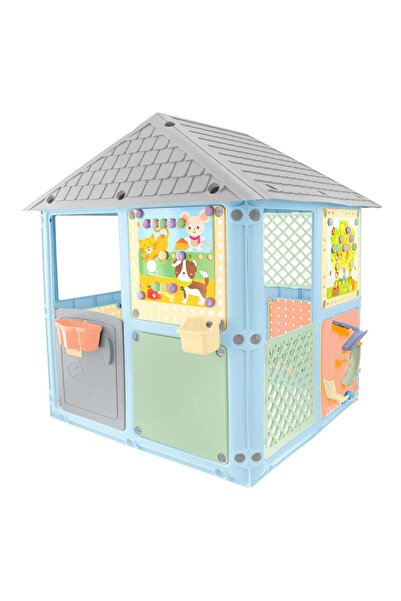 Mochtoys Căsuță de joacă Smart House în culori pastelate, 115 x 106 x 128 cm