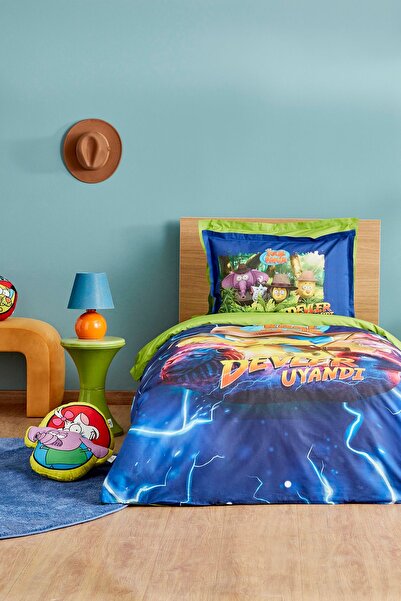 Karaca Home X King Şakir Giants Wake Up Single Duvet Cover Set