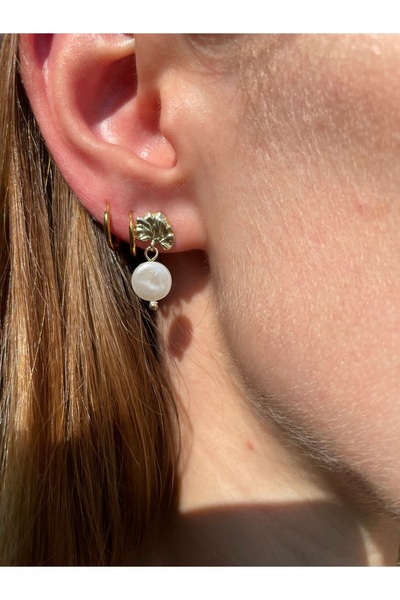 Hora Lora Minimal Gold Küpe