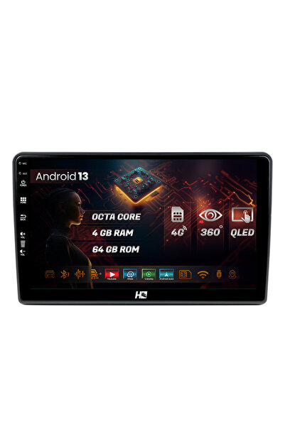 HUB64 Navigatie Peugeot 307, 4GB RAM, Android 13, Octacore, Slot Sim 4G