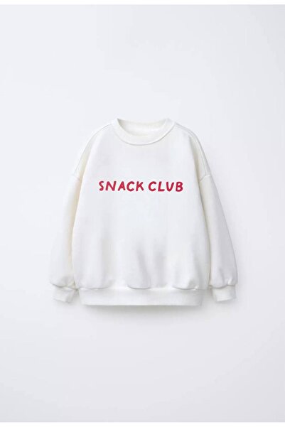 Daisy Dolly Unisex Çocuk Sırt Baskı Detaylı Sweatshirt