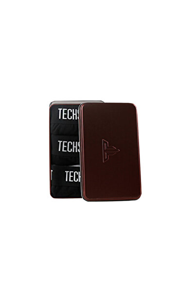 Techsport Boxer Short 3 Pack Men's Boxer (3-Pack) Bx3001 Black