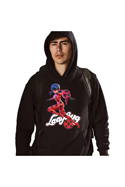 OEM Hanorac Barbati Buburuza Marinette Tikki Ladybug Miraculos