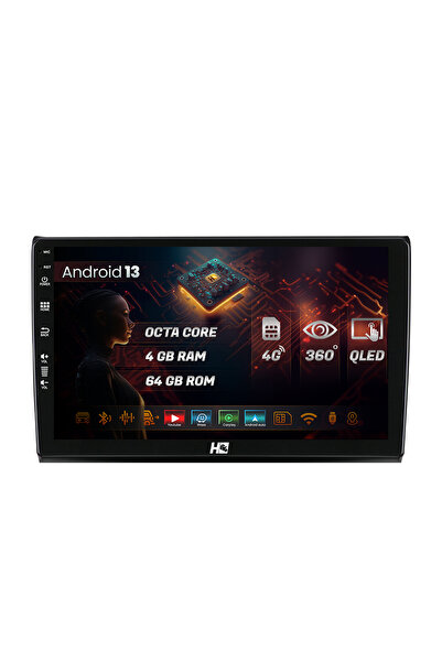 HUB64 Navigatie Fiat Bravo (2006-2014), 4GB RAM, Android 13, Octacore, Slot S...