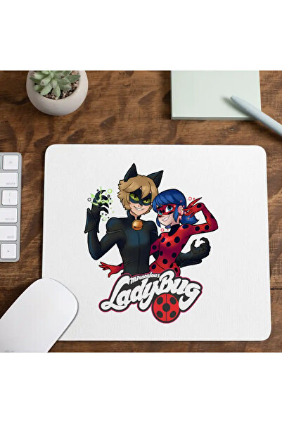 OEM Mousepad Drawings Ladybug Cat Noir Miraculous