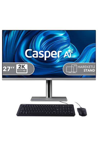 CASPER Nirvana A87.255H-DX00X-V-G Intel Core Ultra 7-255H 32GB RAM 2TB NVMe SSD Freedos All in one