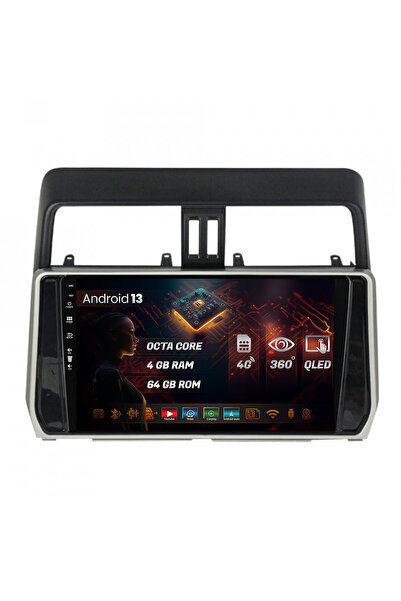 HUB64 Navigatie Toyota Land Cruiser / Prado J150 (2018+), 4GB RAM, Android 13...