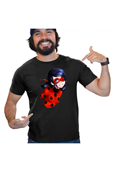 OEM Tricou Barbati Miraculos Buburuza Marinette Ladybug Miraculous