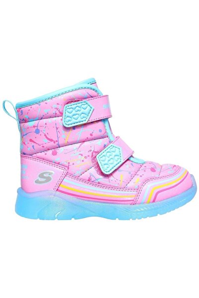 SKECHERS Boots Lights Illumi, růžové, dětské