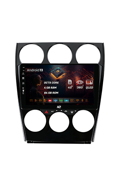 HUB64 Navigatie Mazda 6 (2002-2008), 4GB RAM, Android 13, Octacore, Slot Sim 4G