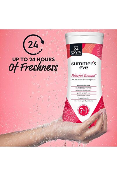 MQ Summer's Eve Peaceful Escape Feminine Cleansing Wash, 15 Fl Oz