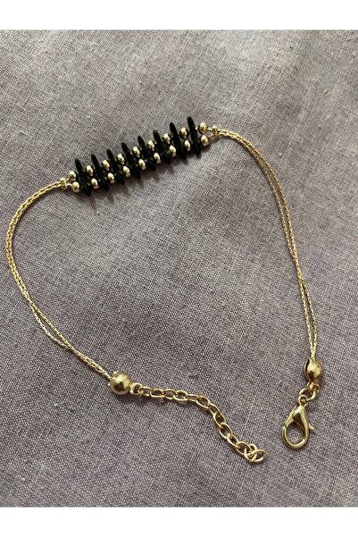 Ebrar Çeyiz Black Stylish Anklet