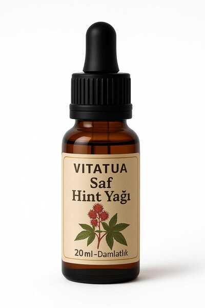 vitatua Castor Oil 100% Natural Herbal Essential Oil 20 ml