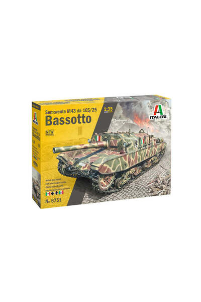 İtaleri Macheta militara de construit Vehicul Semovente M 43 “Bassotto” Scara...