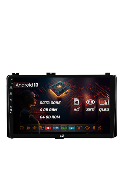 HUB64 Navigatie Toyota Auris/ Corolla (2016+), 4GB RAM, Android 13, Octacore,...