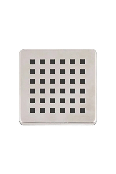 k karaaliler 2 Adet Paslanmaz Çelik Kare Delikli Banyo Yer Süzgeç Izgarası Üs...