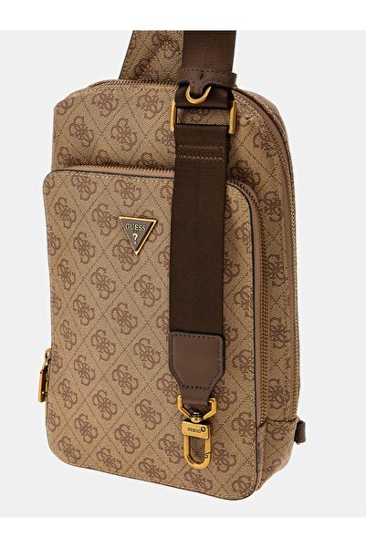 Guess Milano Erkek Bej/Kahverengi Çapraz Askılı Çanta HMMILOP5226-BBO