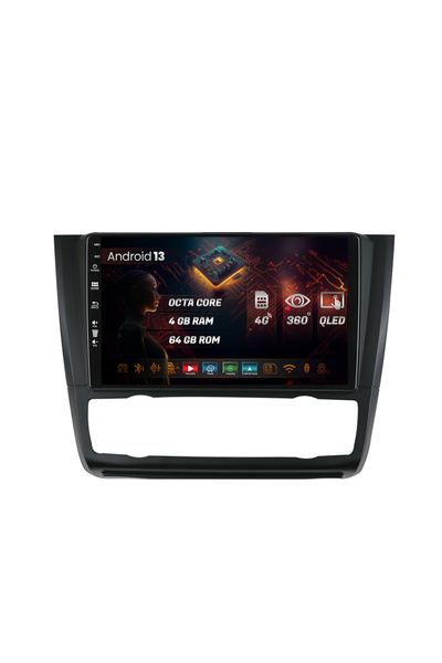 HUB64 Navigatie BMW Seria 1 E87(2007-2011),Clima Automata, 4GB RAM, Android13...