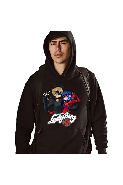 OEM Hanorac Barbati Desene Buburuza Motanul Noir Miraculos