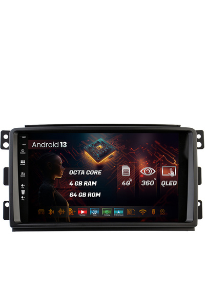 HUB64 Navigatie Smart For Two (2007-2010), 4GB RAM, Android 13, Octacore, Slo...