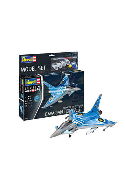 REVELL Set de construit aeromodel Eurofighter Typhoon Bavarian Tiger 2021