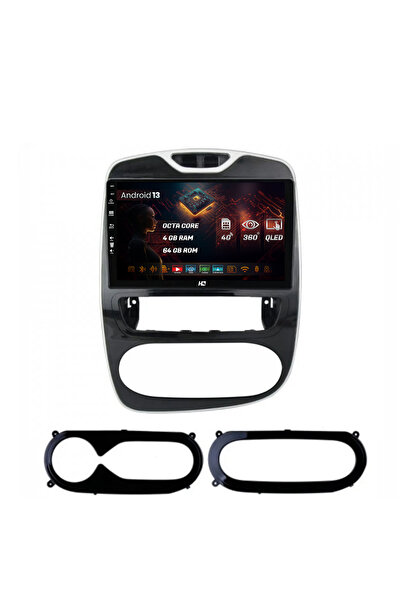 HUB64 Navigatie Renault Clio IV (2016-2019), 4GB RAM, Android 13, Octacore, S...