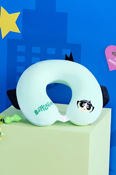 Powerpuff Girls Lisanslı Hafızalı Boyun Yastığı (Buttercup)