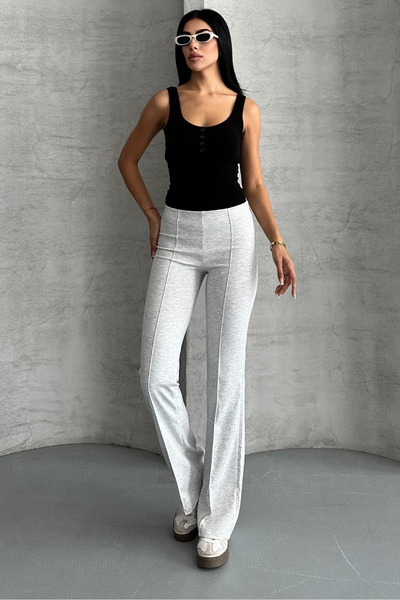 macharel jeans Women's Spanish Leg Opening Stitched Modal Fabric Pants