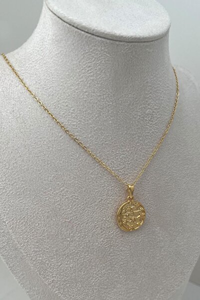 Modex Minimal Medallion Necklace (Figure: 1.5cm Chain: 45+5cm)