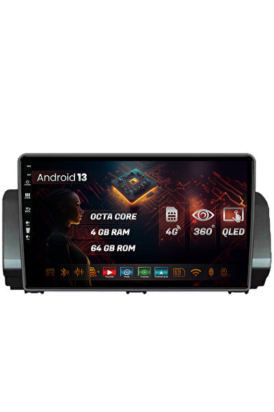 HUB64 Navigatie Dacia Sandero (2021-Prezent), 4GB RAM, Android 13, Octacore, ...