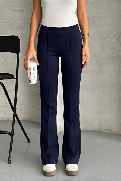 macharel jeans Women's Spanish Leg Opening Stitched Modal Fabric Pants