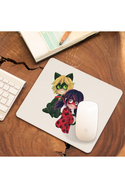OEM Mousepad Miraculous Animation Ladybug Adrien Noir