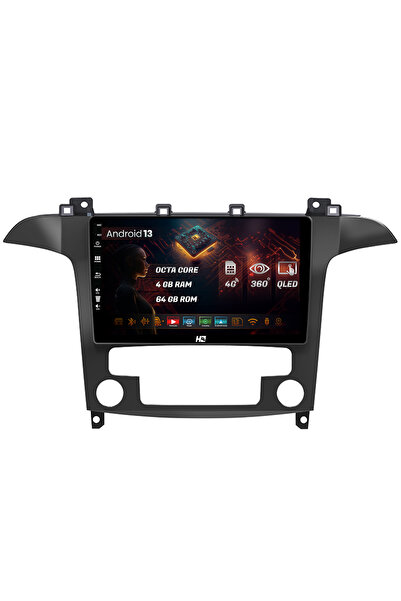 HUB64 Navigatie Ford S-Max / Galaxy (2006-2015), 4GB RAM, Android 13, Octacor...