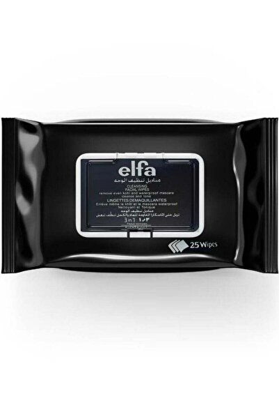 ELFA 3-in-1 Facial Cleansing Wipes, 25 pieces