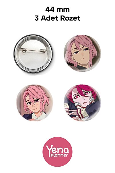 Yenaplanner مجموعة زينة / شارات حقيبة داندادان