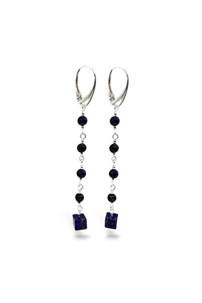 Lexy's Boutique Cercei handmade, din argint 925, Lexy's Boutique, pietre semipretioase lapis lazuli