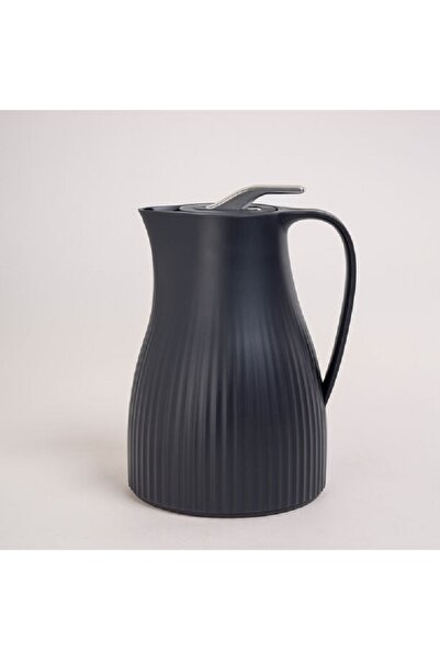 Dallaty Plastic Vacuum Flask Bear Dark Grey 1L