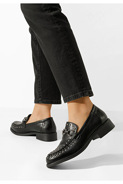 B T Shoes Mocasini dama Seyla negri