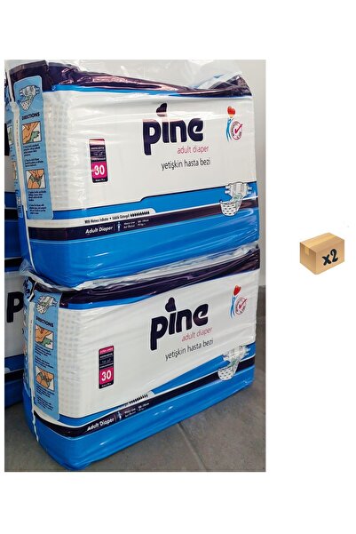 Pine Süper Emici Yetişkin Hasta Bezi Belbantlı Xlarge 2*30 60 Adet