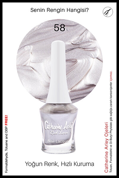 Catherine Arley CA RED LOVE – NAIL LACQUER – OJE – 58 – 7,5ml