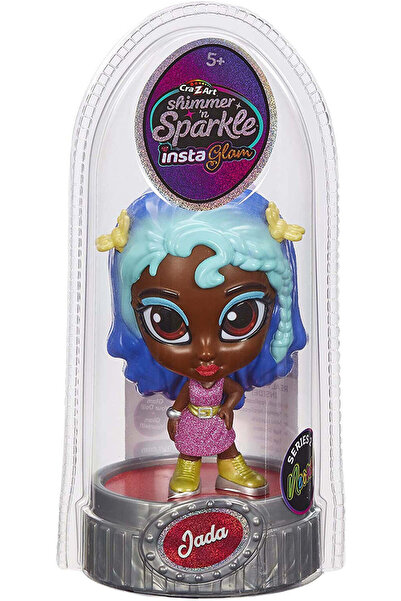 Toyoption Instaglam - Păpușa mini Jada cu set de machiaj pentru fete, 5+ ani