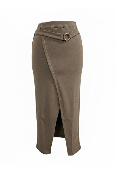 Cherry Lane Women's Shardonlu Reported Camisole Ring Detailed Pencil Skirt