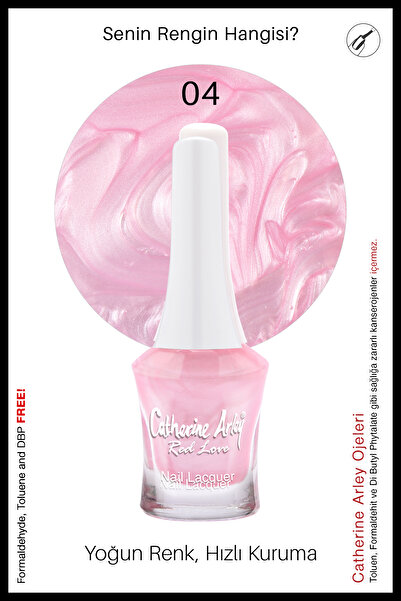 Catherine Arley / RED LOVE – NAIL LACQUER – OJE - 04 – 7,5ml