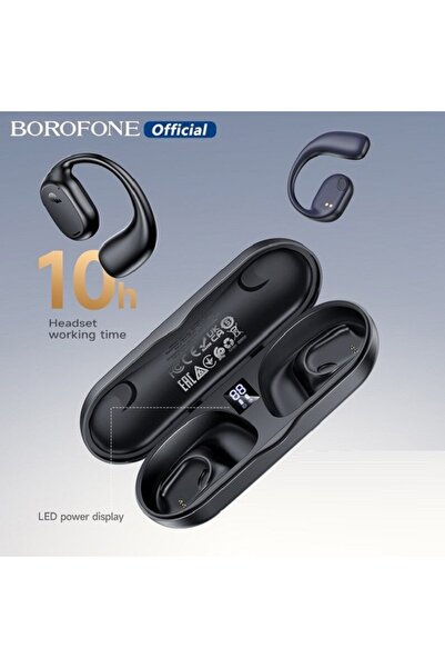 Borofone BW41 Wireless Bluetooth Headset, Mic, Touch, LED Display, 10H Battery