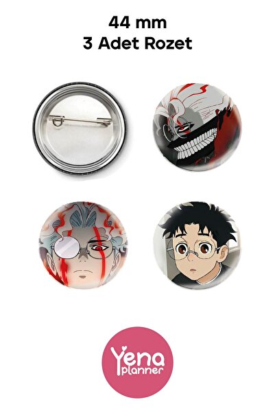 Yenaplanner مجموعة زينة / شارات حقيبة داندادان