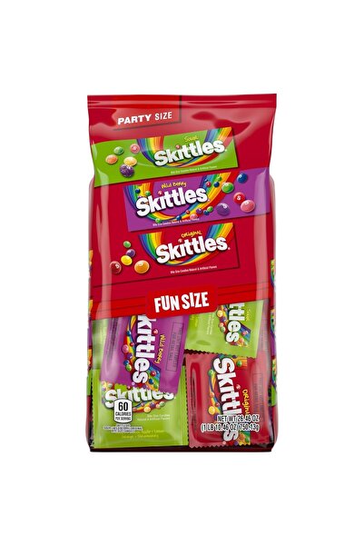 Skittles حلويات متنوعة بحجم صغير 750 جرام