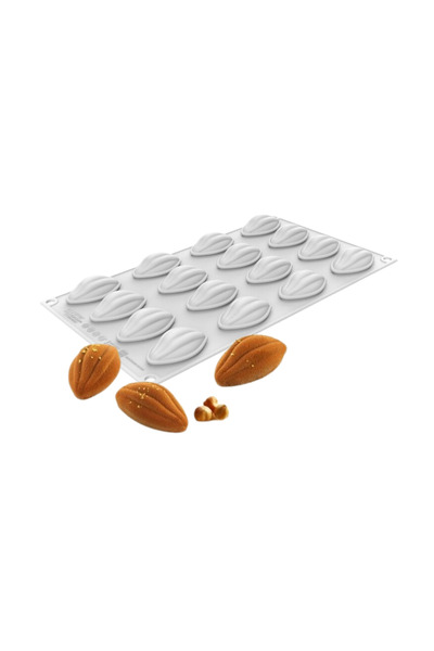 PASTRY PLANET Professional Silicone Chocolate Mold Cocoa Bean
