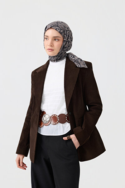 Qef Cotton Scarf Black